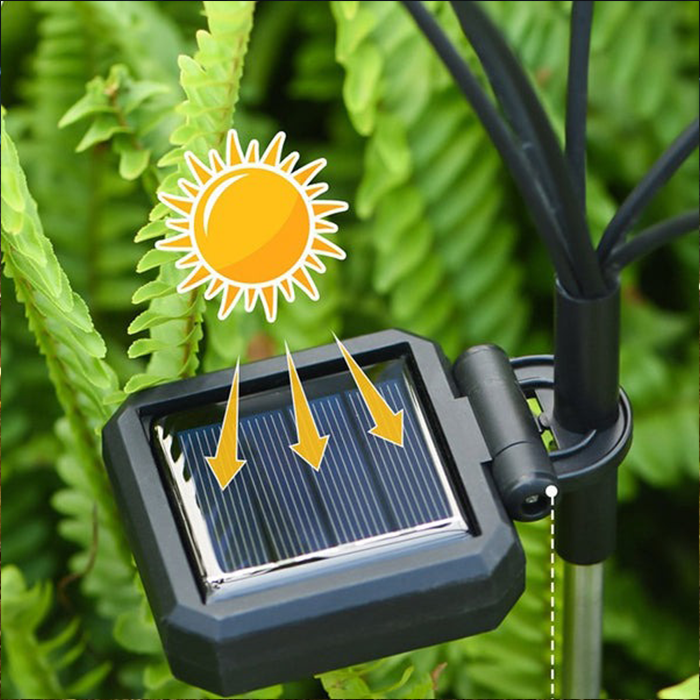 2 Pcs Solar Waterproof Outdoor LED Firefly Garden Decor Light outdoor
Multi scenario protection