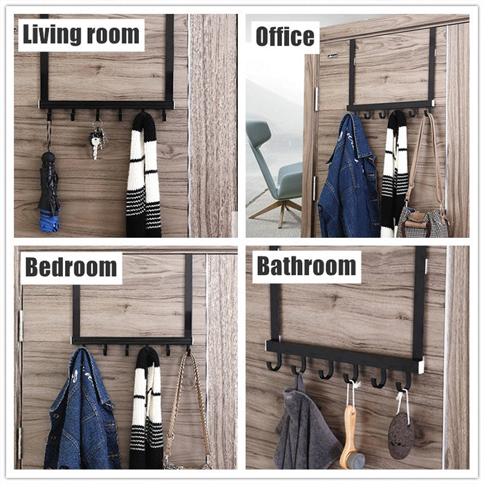 Back Door Hanger with Adjustable Hooks/No Drill for everywhere