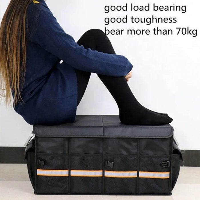 Car Trunk Storage Organizer Box With Lid good load bearing