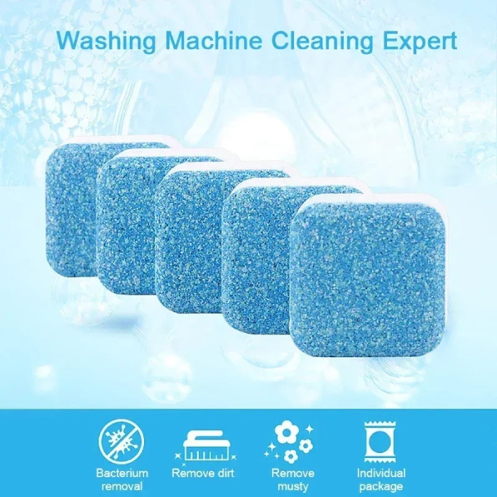 Effervescent Front Top Load Washing Machine Deep Cleaning Descaling Tablet For Stain Removal Hygienic Cleaning Tool Cleaning expert