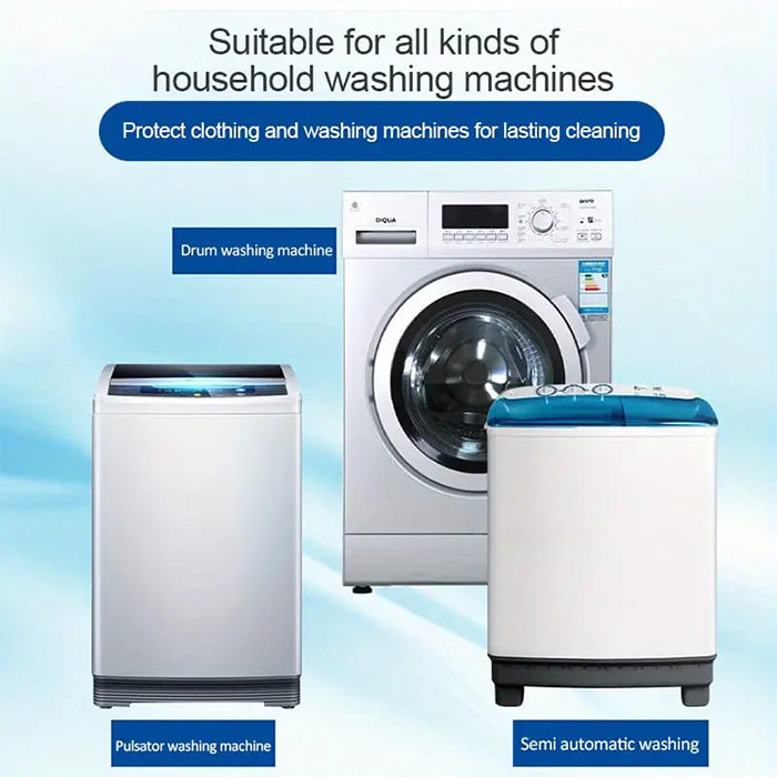 Effervescent Front Top Load Washing Machine Deep Cleaning Descaling Tablet For Stain Removal Hygienic Cleaning Tool suitable for all kind of washing machine