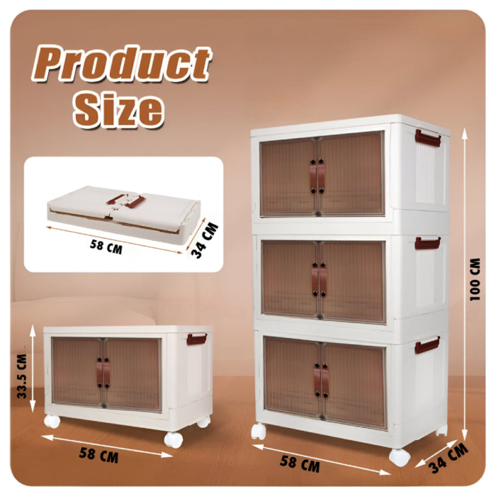 Kitchen Storage Rack Floor-standing Household Large-capacity Removable Storage Cabinet dimensions