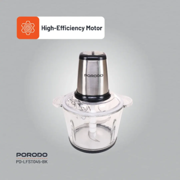 Porodo Lifestyle Meat and Vegetable Electric Food Chopper High Efficiency Motor