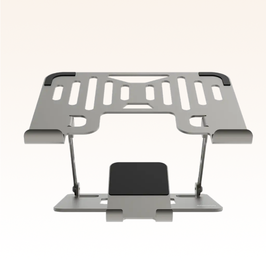 Porodo Smart Folding Stand offers sturdy, ergonomic support for laptops and tablets