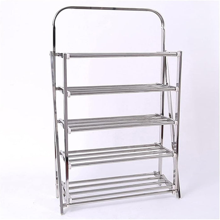 Shoe Rack Multifunctional Shoe Storage Rack Stainless Steel 5-Layer Shoe Rack Multi-Purpose Storage