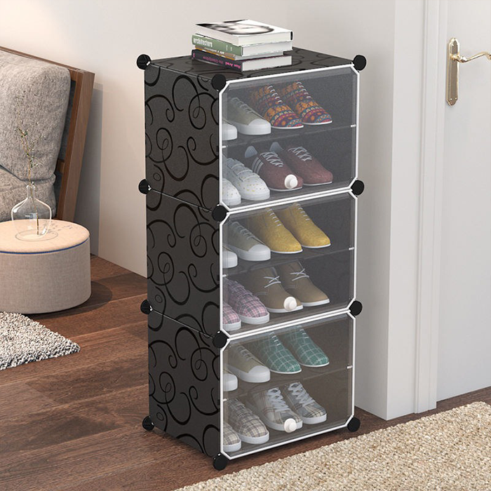 Shoe Rack Organizer/Multi-Purpose Shelf Storage Cabinet Stand Expandable 6 layer