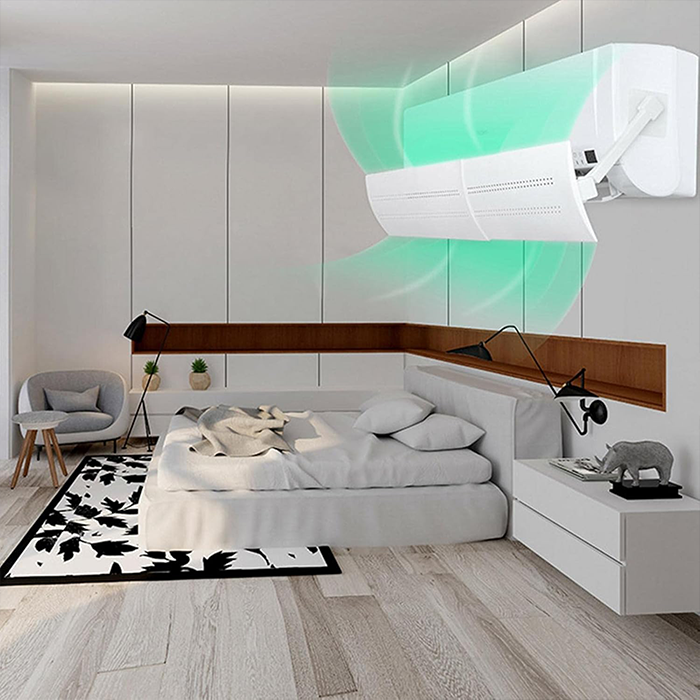 Split AC Adjustable Flow Air Deflector, Enhance Cooling and Heating Circulation cold prevention