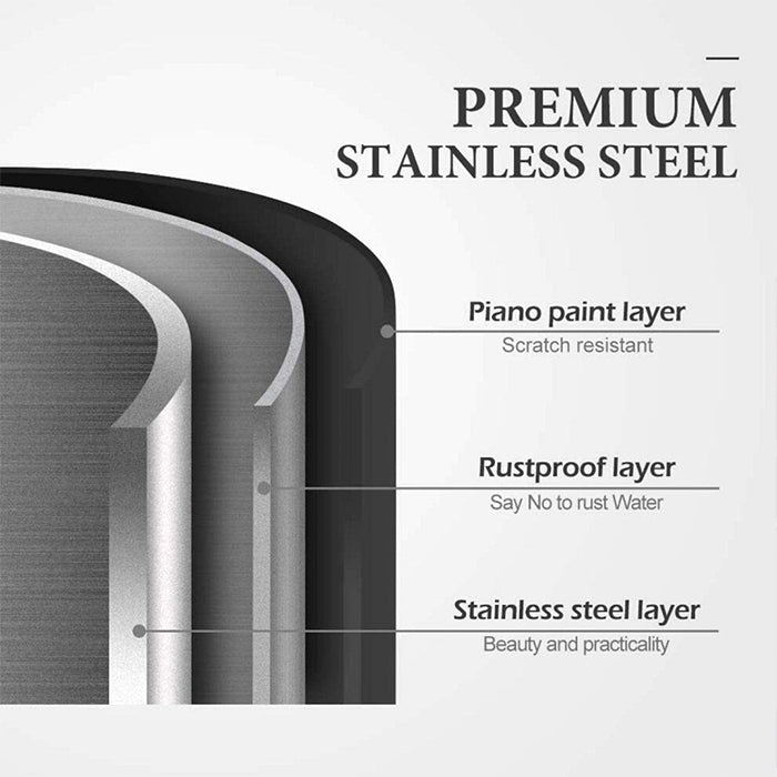 Stainless Steel Spice Rack, Kitchen Storage Countertop Organizer, Storage Basket with Cutlery Holder stainless steel