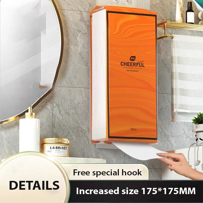 Thick & Skin-Friendly Tissue Paper - Four Layer Design Tissue Pack, 1 Pcs Pack