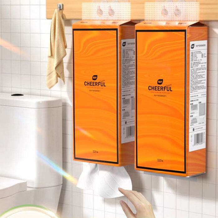 Thick & Skin-Friendly Tissue Paper - Four Layer Design Tissue Pack, 2 Pcs Pack