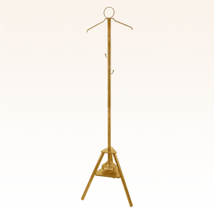 stylish hanger-shaped incense burner deodorizes clothes with bukhour scent- Gold