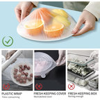 100 Pcs Fresh Keeping Disposable Cling Plastic Bags For Food Preservation pack Fresh keeping box