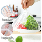 100 Pcs Fresh Keeping Disposable Cling Plastic Bags For Food Preservation pack Good ductility soft