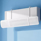 103 CM Adjustable Hanging Split AC Vent Wind shield For Home Office no drill installation