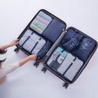 10 Pcs/Set Travel Packing Organizer Bags for Luggage Suitcase full set