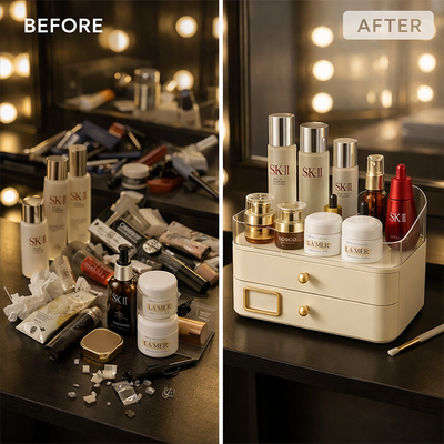 Multi-Functional Cosmetic Storage Box Drawer