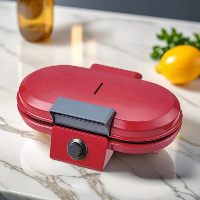 1200W Electric Heart Shape Double Waffle Maker
