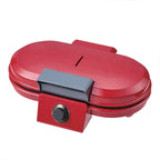 1200W Electric Heart Shape Double Waffle Maker Adjustable Temperature Control