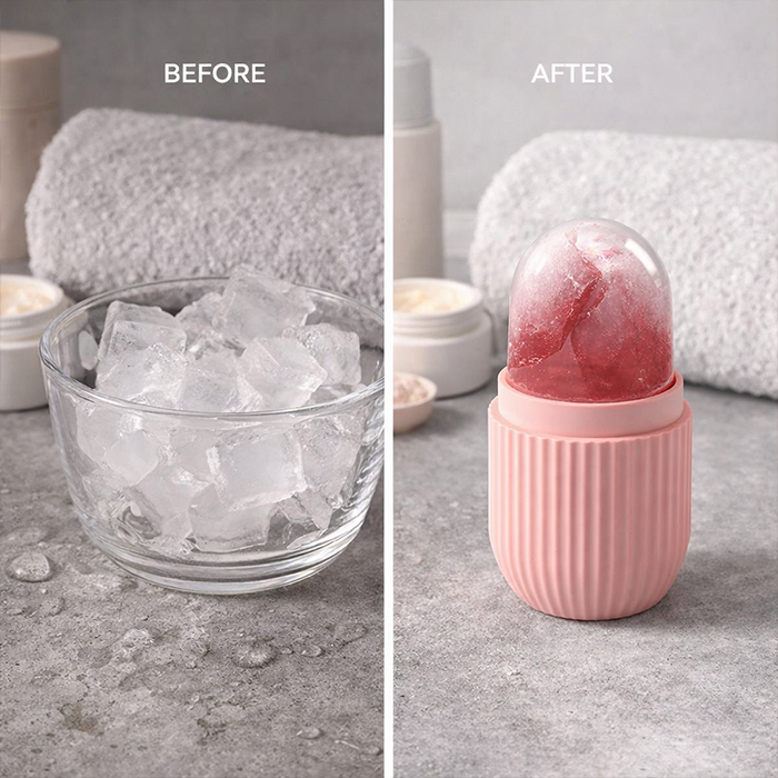 Silicone Ice Roller Massager for Facial Use