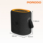 Rave speaker Porodo Soundtec speaker, portable bluetooth speaker black, a wireless speaker, bluetooth wireless speaker Qatar