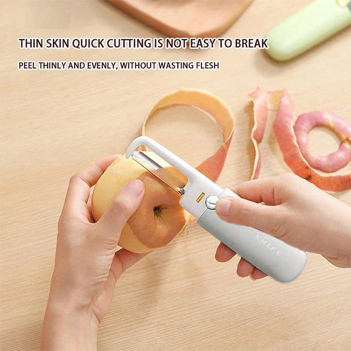 2-in-1 Fruit and Vegetable Knife and Peeler - Double Head Tool  Peeling 