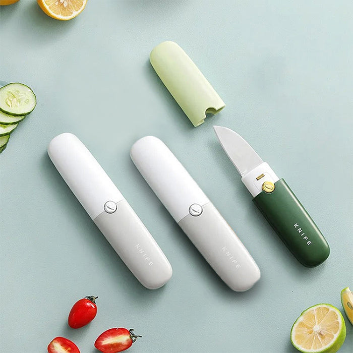 2-in-1 Fruit and Vegetable Knife and Peeler - Double Head Tool for Cutting.