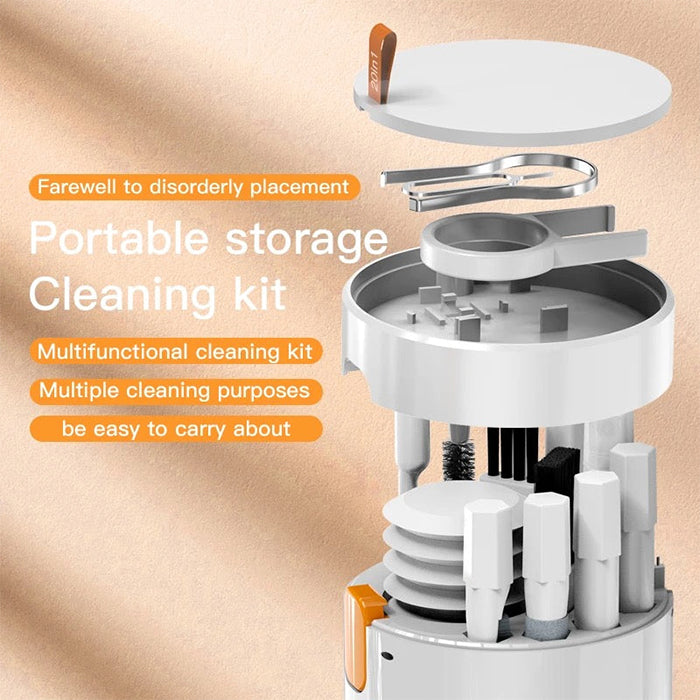 20-in-1 Multi-Functional Cleaning Tools Kit for portable storage cleaning set