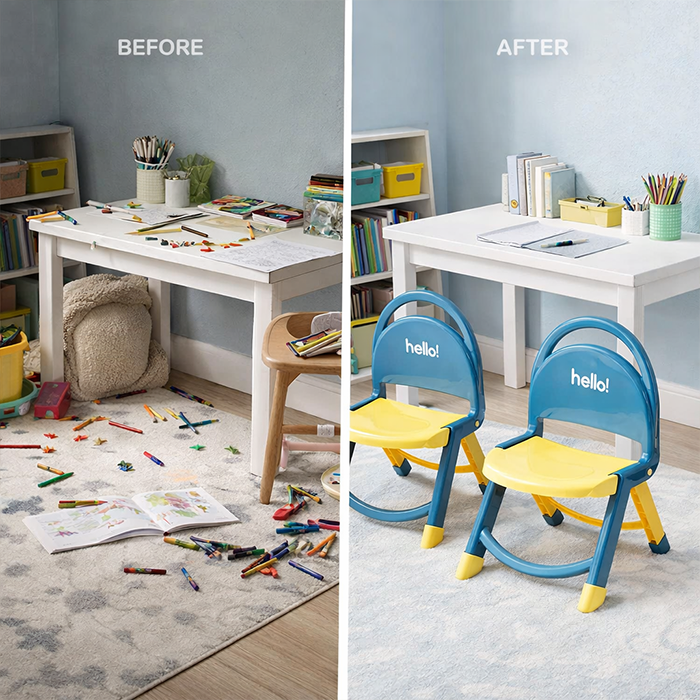 Portable Lightweight Kids Folding Chair – Durable Indoor & Outdoor Study Seat