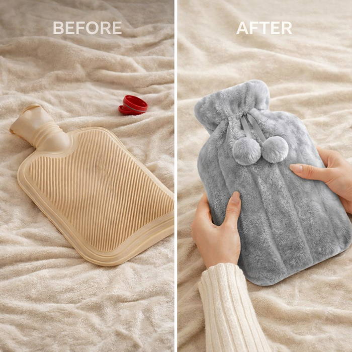Hot Water Bag With Soft Cover
