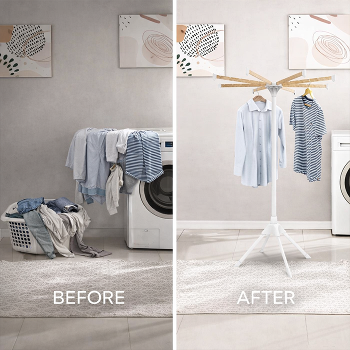 Green Lion Clothes Drying Stand - White