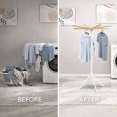 Green Lion Clothes Drying Stand - White