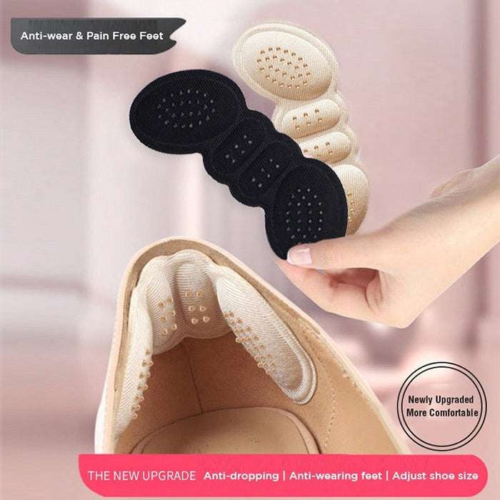 1 Pair Heel Pads Anti-Slip Cushioning High Heel Comfortable Protector fit better