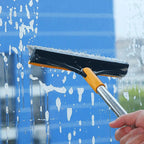 2 in 1 Bathroom Cleaning Brush Wiper Tiles Cleaning Bathroom Brush Floor Scrub Brush with Long Handle 120° Rotate Home Kitchen Bathroom Cleaning Brush easy to clean