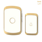 300 Meters Distance Wireless Smart Door Bell Gold
