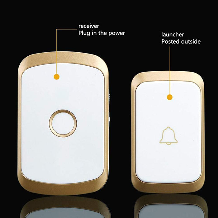 300 Meters Distance Wireless Smart Door Bell easy installation
36 music options plug in the power