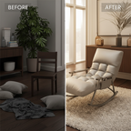 Adjustable Rocking Chair with Backrest – Modern Armchair