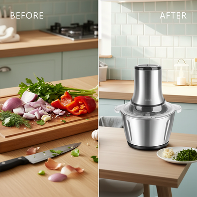 Green Lion Food Grinder - Silver