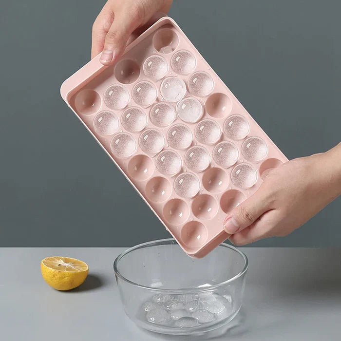 Reusable Flexible 33 Pcs Ice Cube Mould For Cool Drinks Beverages easy to release