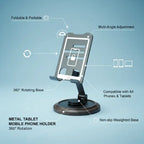 Multi-angle adjustable phone holder with rotating base and non-slip support features in Homesouq Qatar