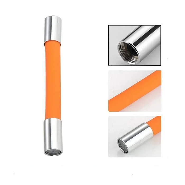 360° Flexible Shaped Flex Faucet Extender Tube parts