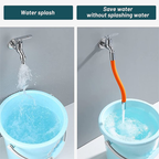 360° Flexible Shaped Flex Faucet Extender Tube without splashing water