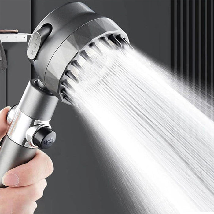 3 Spray Mode Handheld Massage Shower Head With Scrubber
