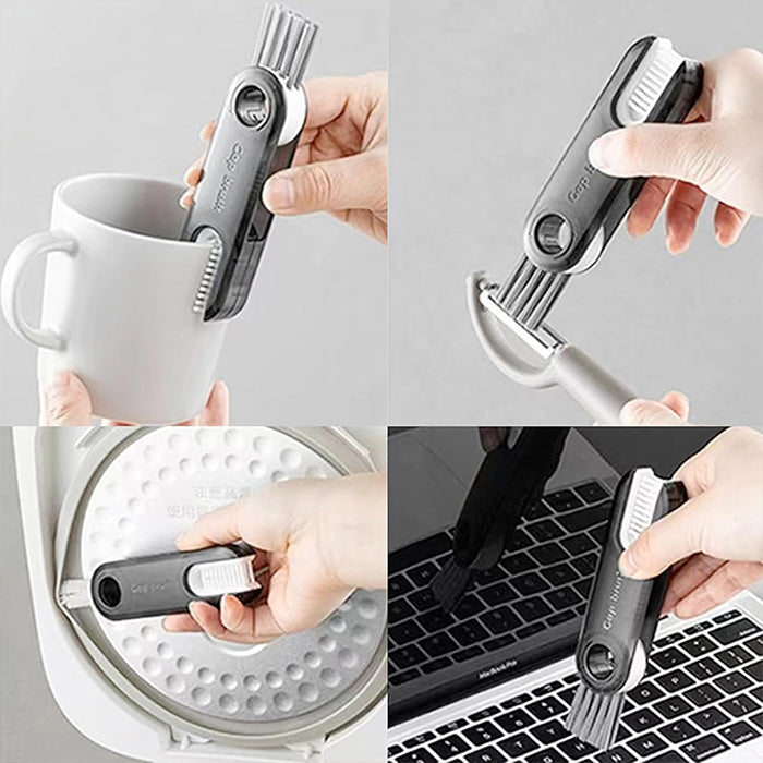 3 in 1 Multifunctional Cleaning Brush with Straw Brush, Insulation Cup Detail Brush Cleaning 