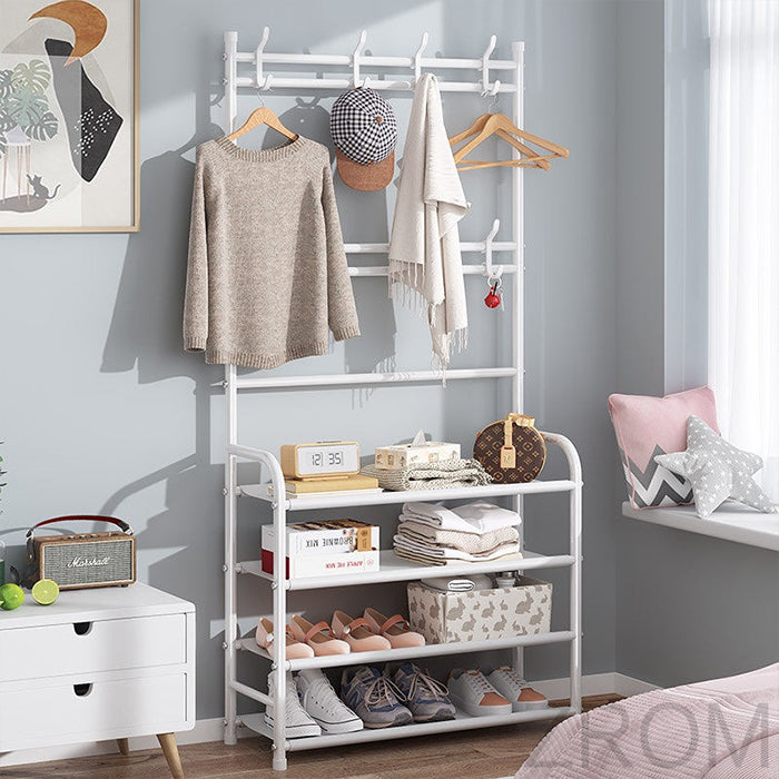 3in1 Multifunctional Hall Tree Shoe Rack with Storage Organizer space saver
