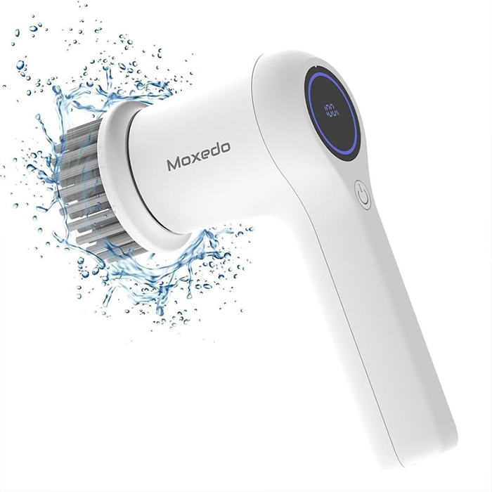 4-In-1 Electric Spin Scrubber, Power Scrubber Cordless Electric Brush Shower Scrubber for Cleaning ergonomic design