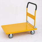 400 KG Heavy Duty Foldable Warehouse Trolley with 360 Degree Swivel Wheels 