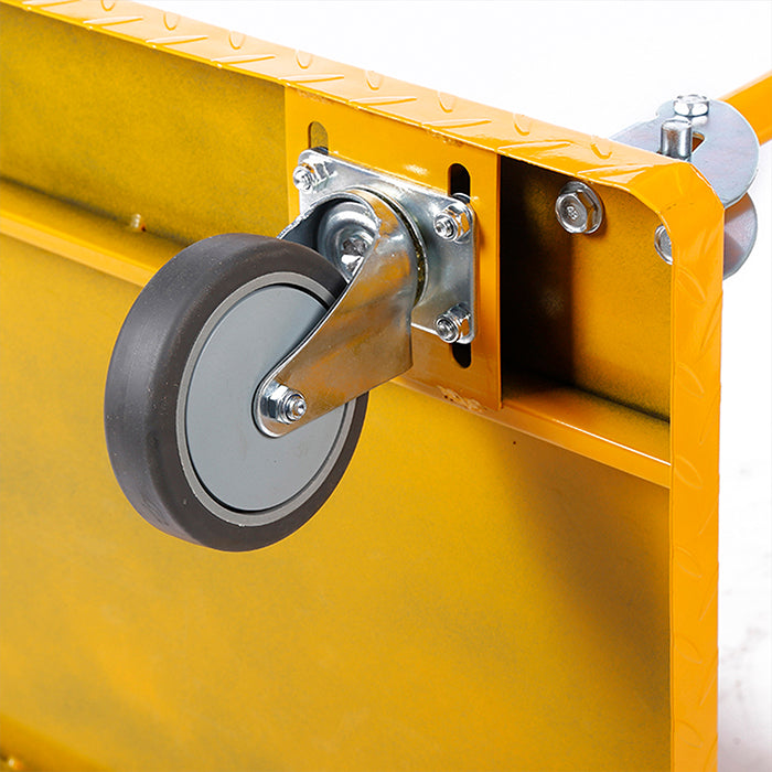 400 KG Heavy Duty Foldable Warehouse Trolley with Swivel Wheels High Capacity