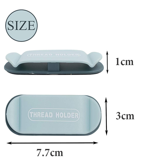 4 Pcs Punch Free Adhesive Wall Cable Cord Holder dimensions