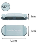 4 Pcs Punch Free Adhesive Wall Cable Cord Holder dimensions