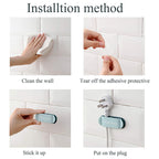 4 Pcs Punch Free Adhesive Wall Cable Cord Holder easy installation